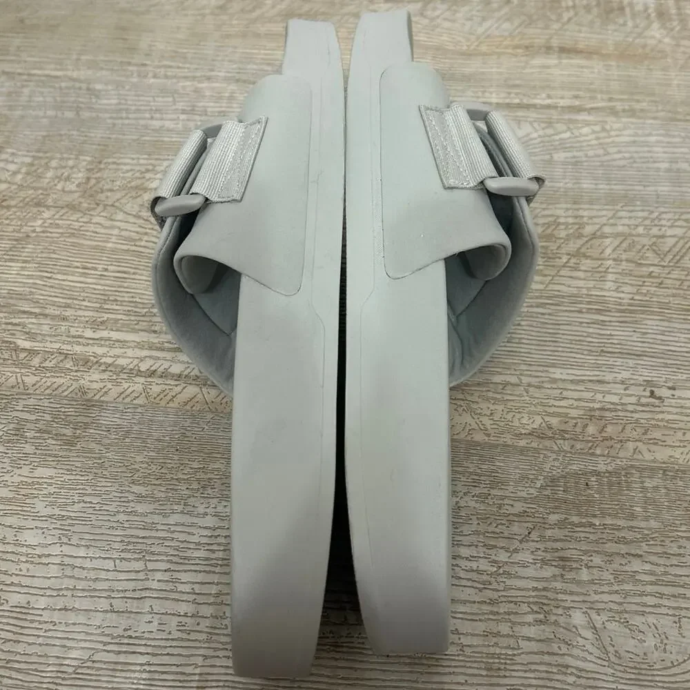 NOBULL Adjustable Slide Sandals Gray M10 W11.5 Sport Recovery Casual Unisex